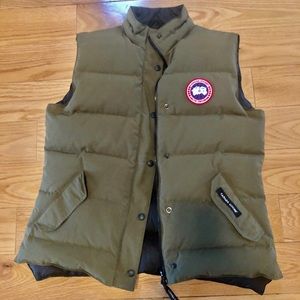 Authentic Army green Canada Goose Vest